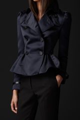 Burberry Prorsum Tailored Peplum Jacket