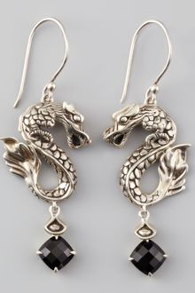 John Hardy Naga Batu Drop Earrings  - Lyst