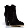 Laurence Dacade Black Suede Ankle Boots in Black - Lyst
