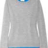 Mason By Michelle Mason Silk Backed Fine Knit Cashmere Top in Blue (grey) - Lyst