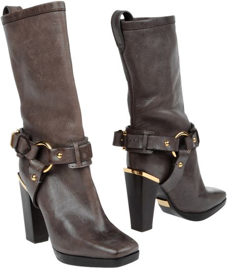 Michael Kors High Heeled Boots in Black | Lyst