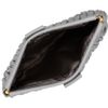Miu Miu Matelassé Leather Clutch in Gray - Lyst