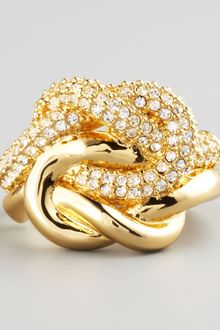 Rachel Zoe Love Me Knot Ring - Lyst