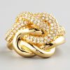 Rachel Zoe Love Me Knot Ring in Gold (7) - Lyst