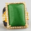 Rachel Zoe Square Ring  in Green (7) - Lyst