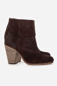 Rag & Bone Preorder Classic Newbury Suede Booties Burgundy - Lyst