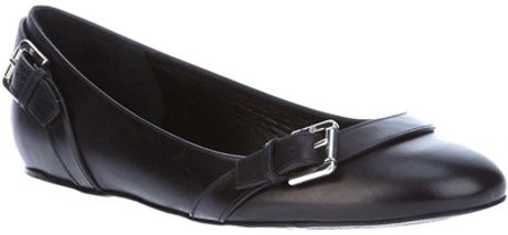 Ralph Lauren Uleera Ballet Pump in Black - Lyst