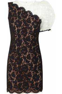 Valentino Lace and Appliquéd Tulle Dress - Lyst