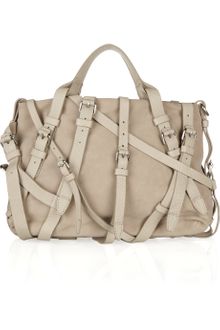 Alexander Wang Kirsten Multistrap Suede Satchel - Lyst