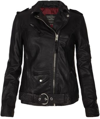 AllSaints Valley Biker Jacket - Lyst