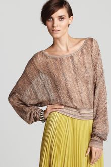BCBGMAXAZRIA Sweater Camille Dolman Cropped - Lyst