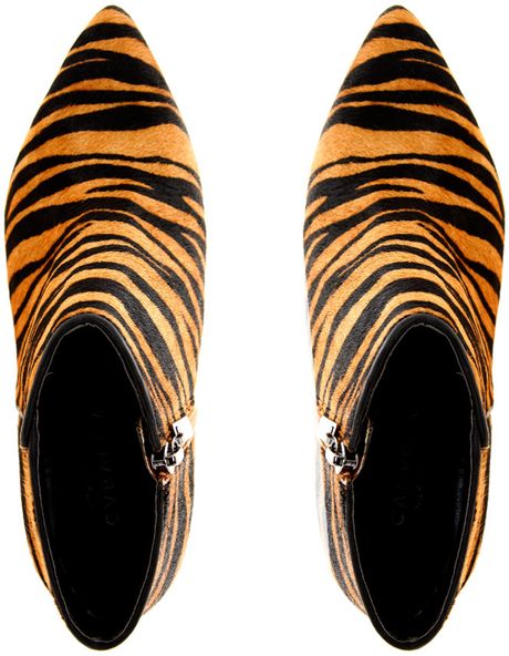 tiger print booties