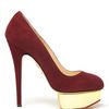 Charlotte Olympia Dolly Pump in Red (gold) - Lyst