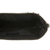 Topshop Gold Stud Suede Clutch in Black - Lyst
