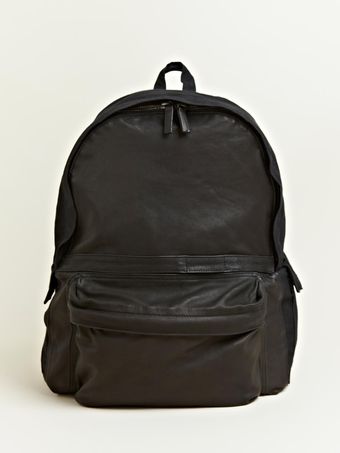 Ann Demeulemeester Ann Demeulemeester Mens Leather Front Back Pack - Lyst