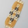 Rachel Zoe ThreeRow Chain Bracelet in Gold - Lyst
