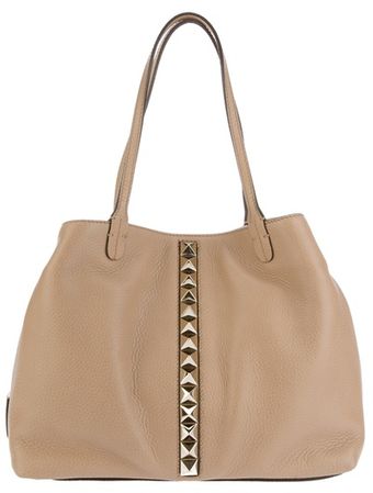 Valentino Studded Tote Bag - Lyst