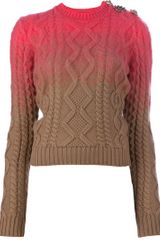 DSquared2 Cable Knit Sweater
