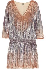 Haute Hippie Sequined Mini Dress