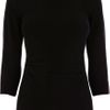 Karen Millen Turtleneck Knit Jumper in Black - Lyst