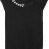 Lanvin Embellished Wool Top in Black - Lyst