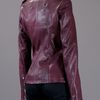 Mcq By Alexander Mcqueen Biker Jacket in Purple (oxblood) - Lyst
