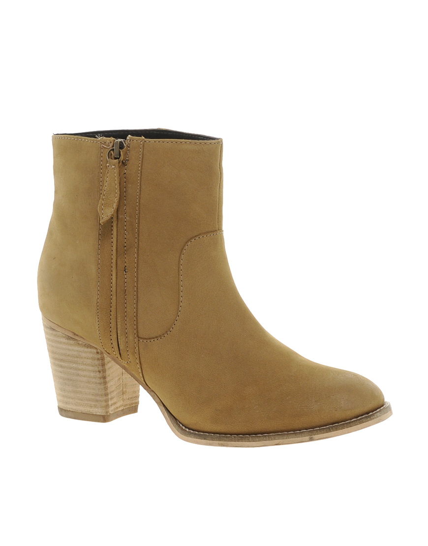 asos tan ankle boots