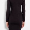3.1 Phillip Lim Lightweight Long Sleeved Shadow Dress in Black (white) - Lyst