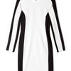 3.1 Phillip Lim Lightweight Long Sleeved Shadow Dress in Black (white) - Lyst