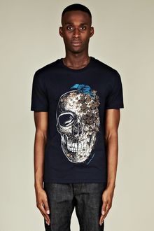 Alexander McQueen Alexander Mcqueen Mens Ivy Skull T Shirt - Lyst