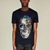 Alexander Mcqueen Alexander Mcqueen Mens Ivy Skull T Shirt in Blue for Men (navy) - Lyst