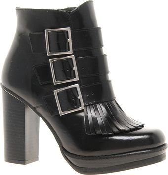 Asos Asos Alliance Leather Ankle Boots - Lyst