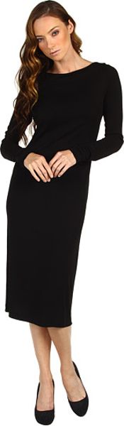 Calvin Klein 68 Long Sleeve Dress in Black (b) - Lyst