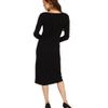 Calvin Klein 68 Long Sleeve Dress in Black (b) - Lyst