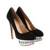 Charlotte Olympia Dance with Me Pumps in Black Suede in White (black) - Lyst