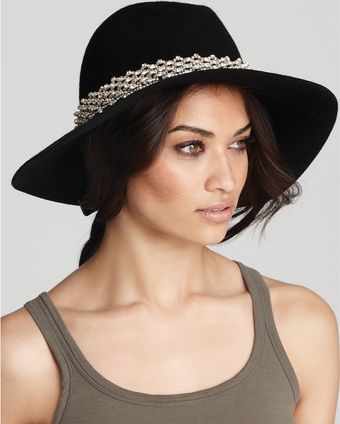 Juicy Couture Floppy Fedora with Embellished Band - Lyst