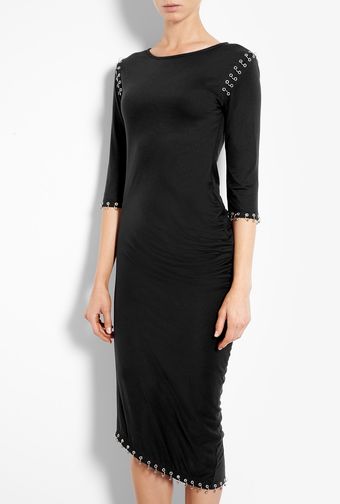 McQ by Alexander McQueen Pierced S-Bend Dress - Lyst