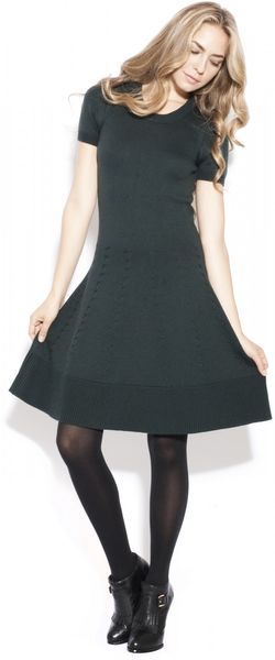 McQ by Alexander McQueen Button Knit Dress - Lyst