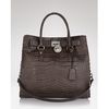 Michael Kors Michael Tote Hamilton Large Northsouth in Brown (charcoal) - Lyst
