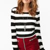 Nasty Gal In Line Crop Knit in Black - Lyst