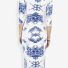 Preen Teacup Print Daisy Dress in Blue - Lyst