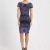 Roberto Cavalli Croc Print Dress in Purple (violet) - Lyst