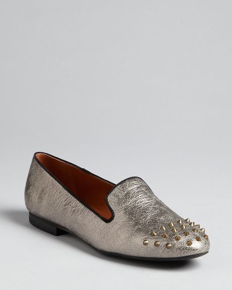 schutz gold flats