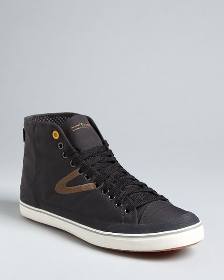 tretorn black leather