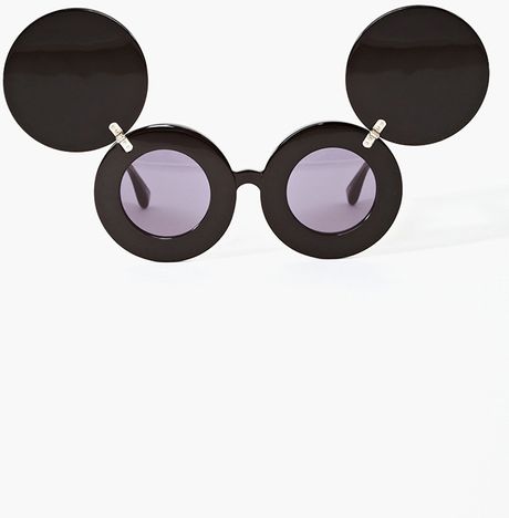Nasty Gal Mickey Shades in Black - Lyst