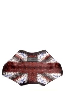 Alexander McQueen Union Jack Mantaray Clutch - Lyst