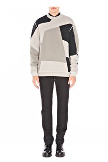 Alexander Wang Shattered Intarsia Knit Sweater - Lyst