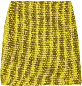 Alice + Olivia Bouclé Mini Skirt - Lyst