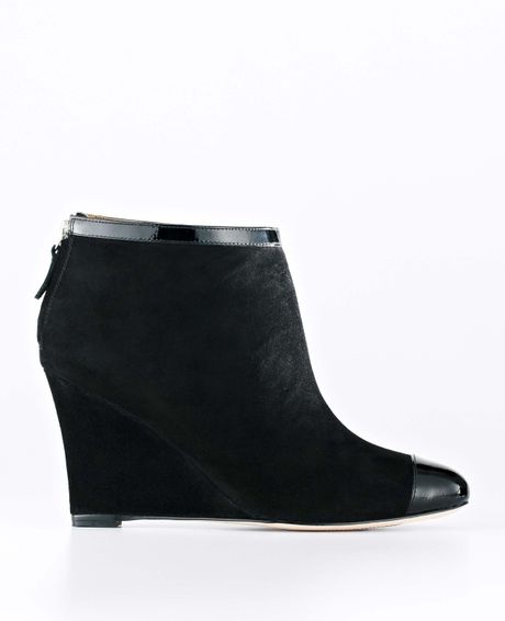 ann taylor suede booties