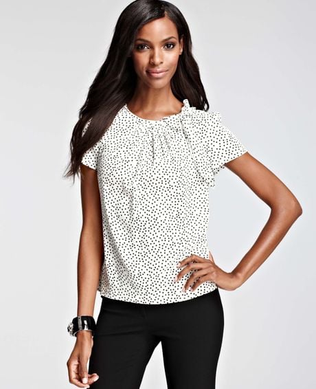 ann taylor petites tops